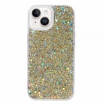 Nordic Covers iPhone 13 Skal Sparkle Series Citrine Gold