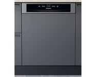 Hotpoint H3BL626X Inox 60cm 14 Place Semi Integrated Dishwasher