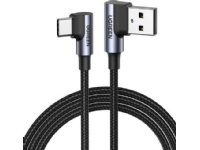 Ugreen angle cable 90° USB C - USB 2.0 480Mbps 3A 3m black (US176)