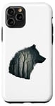 Coque pour iPhone 11 Pro Loup dans les bois