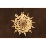 Finnlumor Dekorlampa LED snöflinga 40 cm