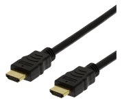 Deltaco Flexibel  HDMI-kabel höghastighet 4K UHD 1m
