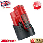 For Milwaukee M12 12V LITHIUM ION XC 3.5Ah High Capacity Battery 48-11-2402 Tool