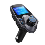 ANSTA Émetteur de Voiture Bluetooth pour Les véhicules avec Double Port USB, Prise en Charge des lecteurs Flash USB tfcard, appels Mains Libres, Sorties auxiliaires et entrées VTBH046AH One Size
