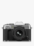 Fujifilm X-T50 Compact System Camera with XF 16-50mm Lens, 6K/4K Ultra HD, 40.2MP, Bluetooth, OLED EVF, 3” LCD Tilting Touch Screen