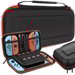 Hård Förvaringsväska Nintendo Switch/Switch OLED Kompatibel Svart svart
