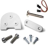 Mfs Myfuturshop® Kit de roues de 25,4 cm pour trottinette Xiaomi M365 et Pro, levage du garde-boue et du béquille, accessoire de rangement pour grands pneus. Blanc.