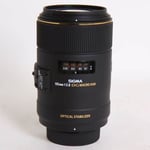 Sigma Used 105mm f/2.8 EX DG OS HSM Macro Lens Nikon F