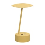 Sidobord Add Cable Table - 2 eluttag, 5m sladd, Färg Gul, Höjd 66 cm