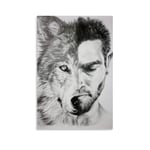 YHYHYH Teen Wolf Derek Hale Poster Decorative Painting Canvas Wall Art Living Room Posters Bedroom Painting 08x12inch(20x30cm)