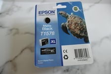 *BOXED SEALED* EPSON MATTE BLACK XL T1578 INK CARTRIDGE R3000 STYLUS PHOTO