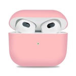 Mjukt silikon skal till Apple Airpods 3 - Rosa - TheMobileStore AirPods 3rd Generation
