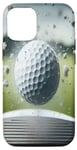 Coque pour iPhone 12/12 Pro Balle de golf à motif balle de golf