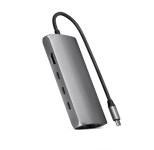 Satechi USB-C Multiport Adapter 8K med Ethernet Rymdgrå