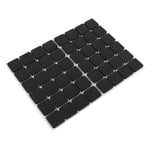 48Pcs Black NOn Slip Self Adhesive Floor Protectors Furniture Sofa Tab 6 UK