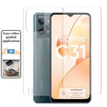 Front Back Screen Protector For Realme C31 - Hydrogel FILM TPU