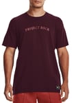 T-shirt Under Armour Project Rock Crest Heavyweight 1379749-600 Storlek XS 671