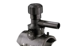 Fäste 75X32mm Pn16 - Med Inbyggd Borr. Roterbart 360°. Pe100-Sdr11 Elgef Plus