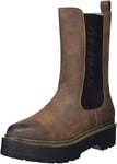 Replay Women's Doc Chelsea Boot, 012Brown, 7.5 UK