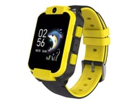 Canyon Kids Cindy Kw-41 - Smart Klocka Med Rem - Display 1.69" - 512 Mb - Lte - 4G - 0.3 Megapixel Kamera - 36 G  - Yellow Black