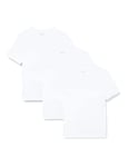 BOSS Mens TShirtVN 3P Classic Three-Pack of V-Neck T-Shirts in Cotton Jersey White