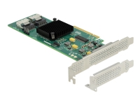 Delock - Lagringskontroll - 8 Kanal - SATA 6Gb/s / SAS - lavprofil - PCIe 2.0 x8
