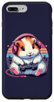 Coque pour iPhone 7 Plus/8 Plus Manette de jeu vidéo amusante et mignonne cochon d'Inde