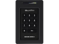 Dysk Zewnętrzny Hdd Glyph Securedrive+ Keypad, 4Tb Encrypted Ssd Drive With Keypad, Bus-Powered, Usb 3.2 Gen1, Usb-C & Thunderbolt Compatible