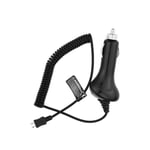 Chargeur Cordon Allume Cigare Voiture Compatible Pour Nokia C1-01 / C1-02 / C2-01 / C2-02 / C3 / C3-01 Touch And Type / C5 / C5-03 / C6 / C6-01 / C7 / E5 / E52 / E55 / E6-00 / E63 / E66 / E7-00 / E71 / E72 / E73 / E75 / Lumia 800 / N78 / N7