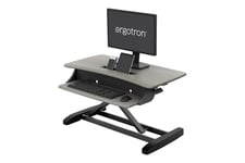 Ergotron WorkFit-Z Mini - omvandlare till skrivbord för stående - rektangulär - duvgrå
