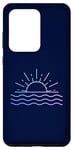 Coque pour Galaxy S20 Ultra Sun & Waves Surf Minimaliste Plage Été Surf Surf Surf