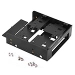 Topiky Floppy-drive Bracket,MR-8801 2.5" / 3.5" HDD/SSD to 5.25" Floppy-Drive Bay Computer Mounting Bracket Adapter Compatible with standard 5.25" PC Bay