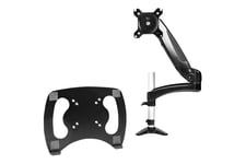 StarTech.com Desk Mount Laptop Arm, Full Motion Articulating Arm for Laptop or Single 34 inch Monitor, VESA Mount Laptop Tray Bracket, Ergonomic Adjustable Bærbar PC Stand, Desk-Clamp - Tilt/Swivel/Rotate (ARMUNONB1) stativ - fuldbevægelses justerbar arm