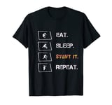Eat Sleep Stunt it Repeat for Stunt Scooter Boys T-Shirt