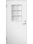 Berg 3080 ytterdörr Vitmålad 10x20 Vänster