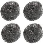 SPARES2GO Descaler Scourer Cleaning Pad for Stainless Steel & Plastic Kettle (Pack of 4)