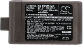 Batteri 912433-03 för Dyson, 22.2V, 2000 mAh