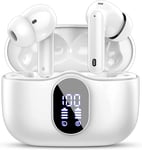 Wireless Earbuds, Bluetooth 5.3 Headphones In Ear with 4 ENC Noise Cancelling Mi