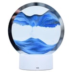 Mors Dag Present, Flytande Sandsandram, 3D Rund Glas Rörlig
