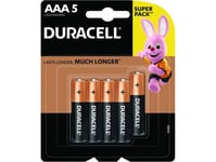Duracell Batteri Aaa / R03 5 Szt.