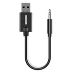 Bästa kvalitet Bluetooth 5.0 Ljud Receiver Bil Kit 3.5MM 3.5 Jack AUX Auto Stereo Musik USB Dongle Trådlös Adapter