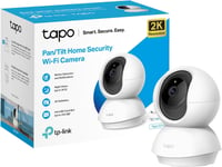 Tapo 2K 3MP Pan Tilt Security Camera, Baby/Pet Dog AI Monitor, Smart Motion & &