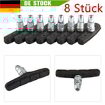 8 st cykelbromsar, cykelbroms, bromsbelägg, V-bromsar, broms 70 mm
