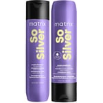 Matrix So Silver Bundle Purple Shampoo 300 ml & Pigmented Conditioner