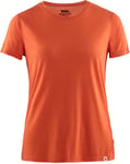 Fjallraven High Coast Lite T-Shirt W Tricot Femme, Rowan Rouge, XL