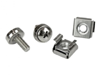 StarTech.com Rack Screws - 20 Pack - Installation Tool - 12 mm M5 Screws - M5 Nuts - Cabinet Mounting Screws and Cage Nuts (CABSCRWM520) - Skruvar och muttrar för rack