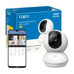 Tapo Pan/Tilt Smart Security Camera Baby Monitor Indoor CCTV 360° Rotational ...