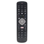 fjärrkontroll Philips Smart TV med Netflix - Universal svart - Perfet black