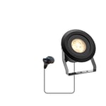 Xelloo® éclairage extérieur Ezra, 12V, 1 pc Luminaire Design 2W LED Blanc Chaud avec Prise de Terre, étanche (IP65) - kit d'extension sans transformateur