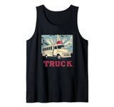 Funny Childhood memory in Summer for Ice Cream Truck Lovers Tank Top